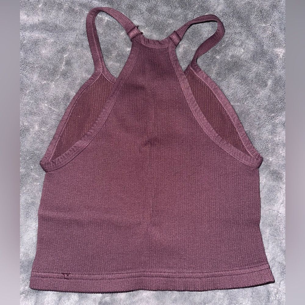 Free People Happiness Runs Tank in Plum Size XS/S - Picture 5 of 6